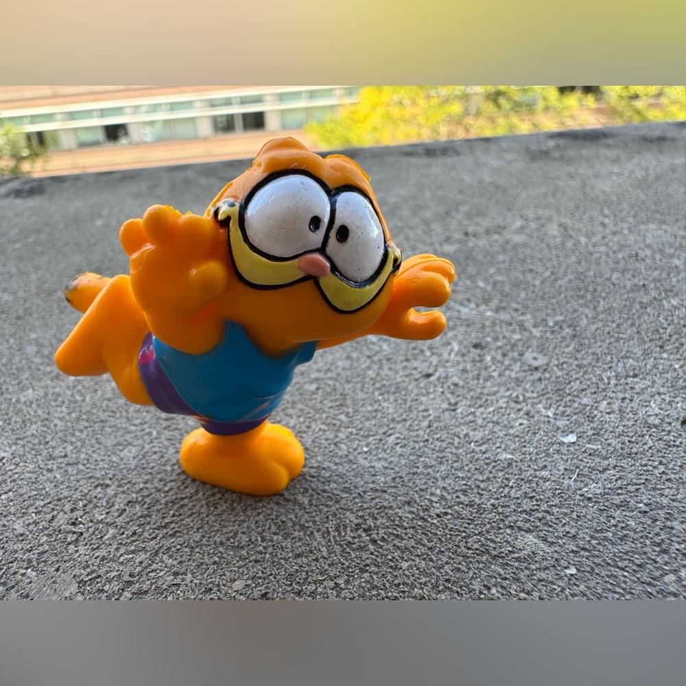 Vintage Garfield PVC United Feature Syndicate 1980s Figure - Picture 2 of 5